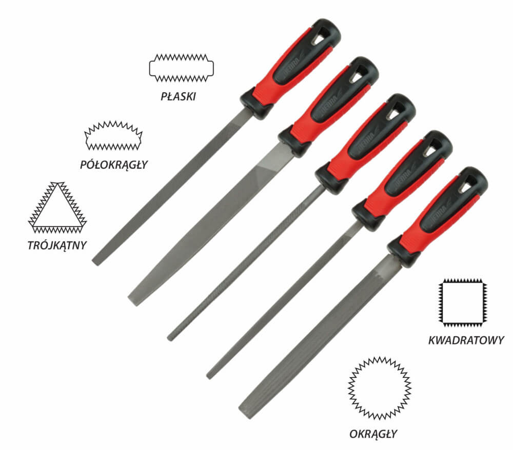 DEDRA Fémreszelő készlet 200mm,5db termék fő termékképe