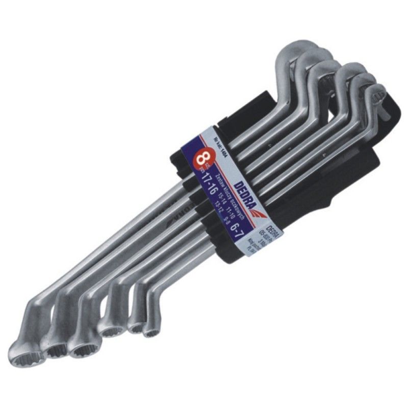 DEDRA Gyűrűkulcs készlet 6db,6-7,8-9,10-11,12-13,14-15,16-17 termék fő termékképe