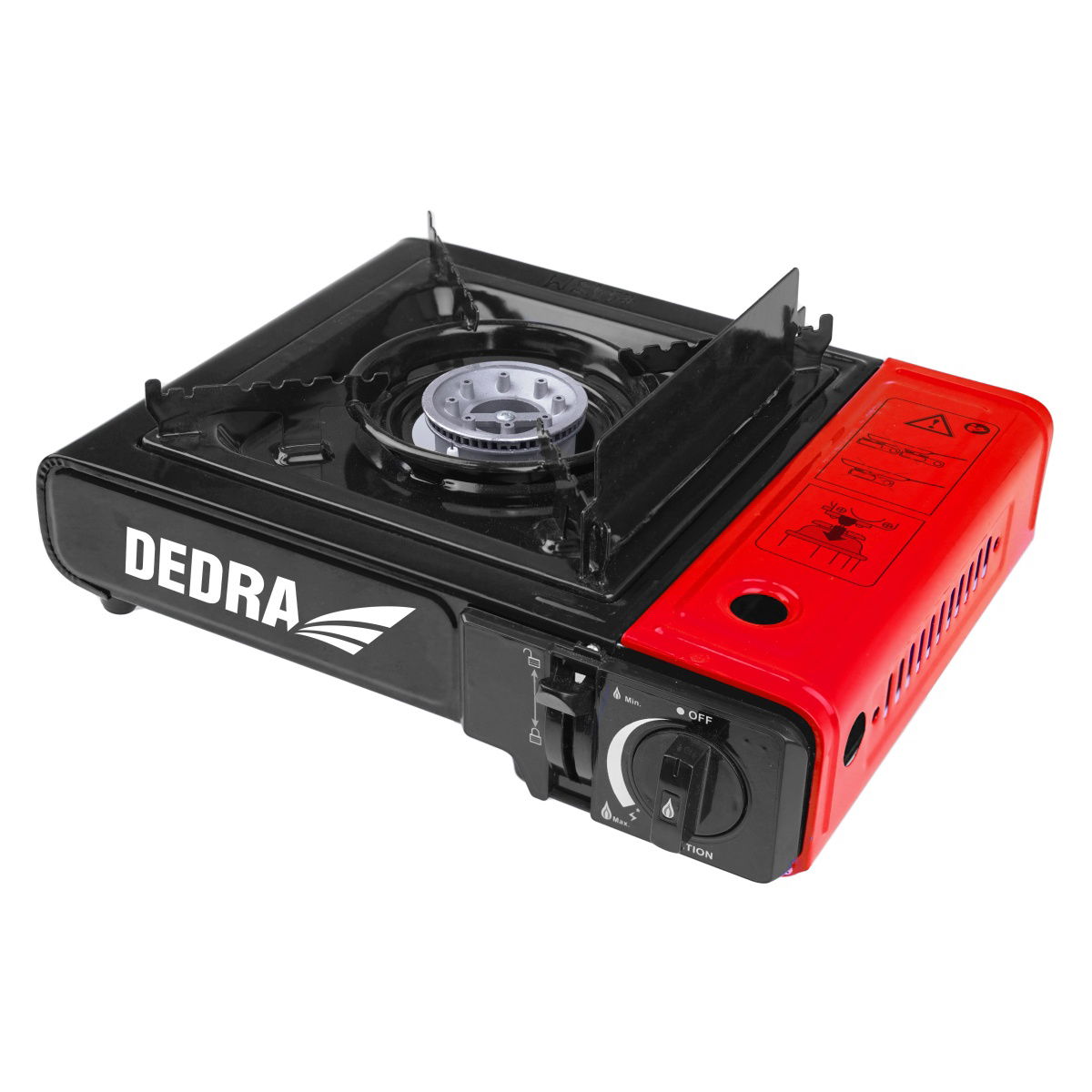 DEDRA TURISTA TŰZHELY TÁSKÁBAN PIEZO PATRON 227G termék fő termékképe