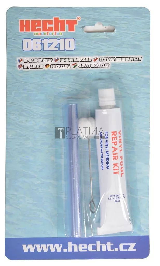 HECHT 061210 - Javítókészlet (ragasztó és folt) termék fő termékképe