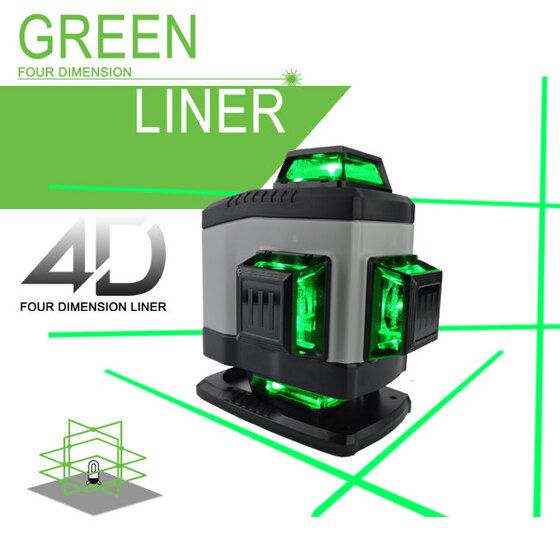 GREEN LINER 4D zöld szintező volal lézer + állvány termék fő termékképe