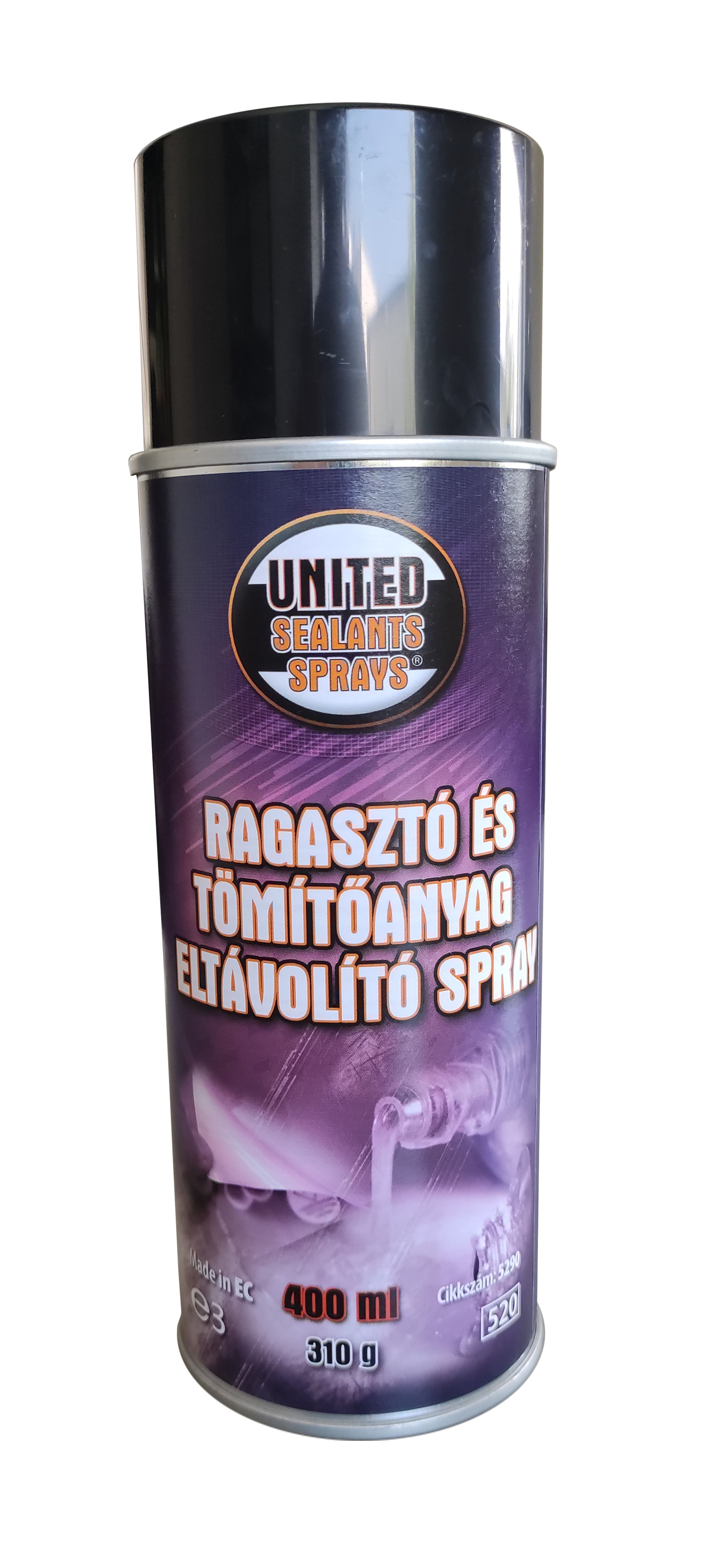 UNITED SPRAYS RAGASZTÓ-, ÉS TÖMÍTŐANYAG ELTÁVOLÍTÓ SPRAY 400ML termék fő termékképe