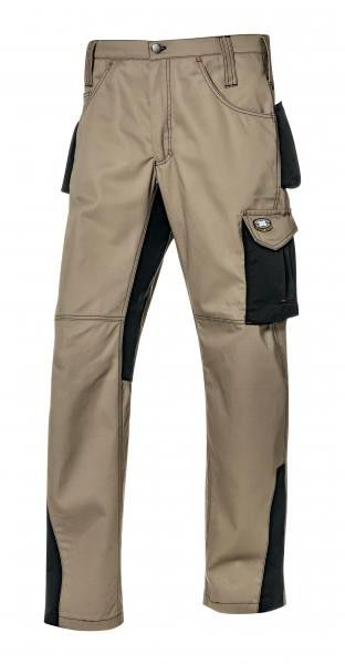 Sir Safety `FUSION` Munkanadrág 100% pamut 200gr/m2 kheki/fekete termék fő termékképe