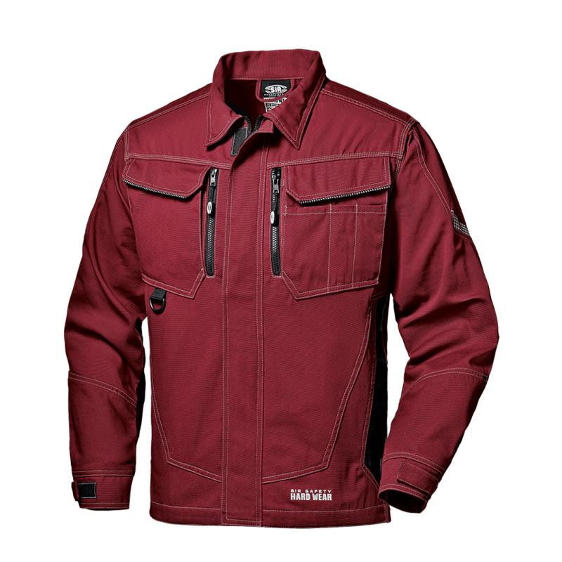 Sir Safety Heavy munkakabát Canvas - bordó termék fő termékképe