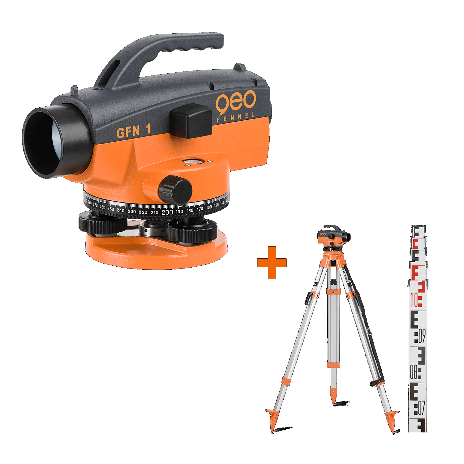 Geofennel Műszeroptikai szintező léc+állvány termék fő termékképe