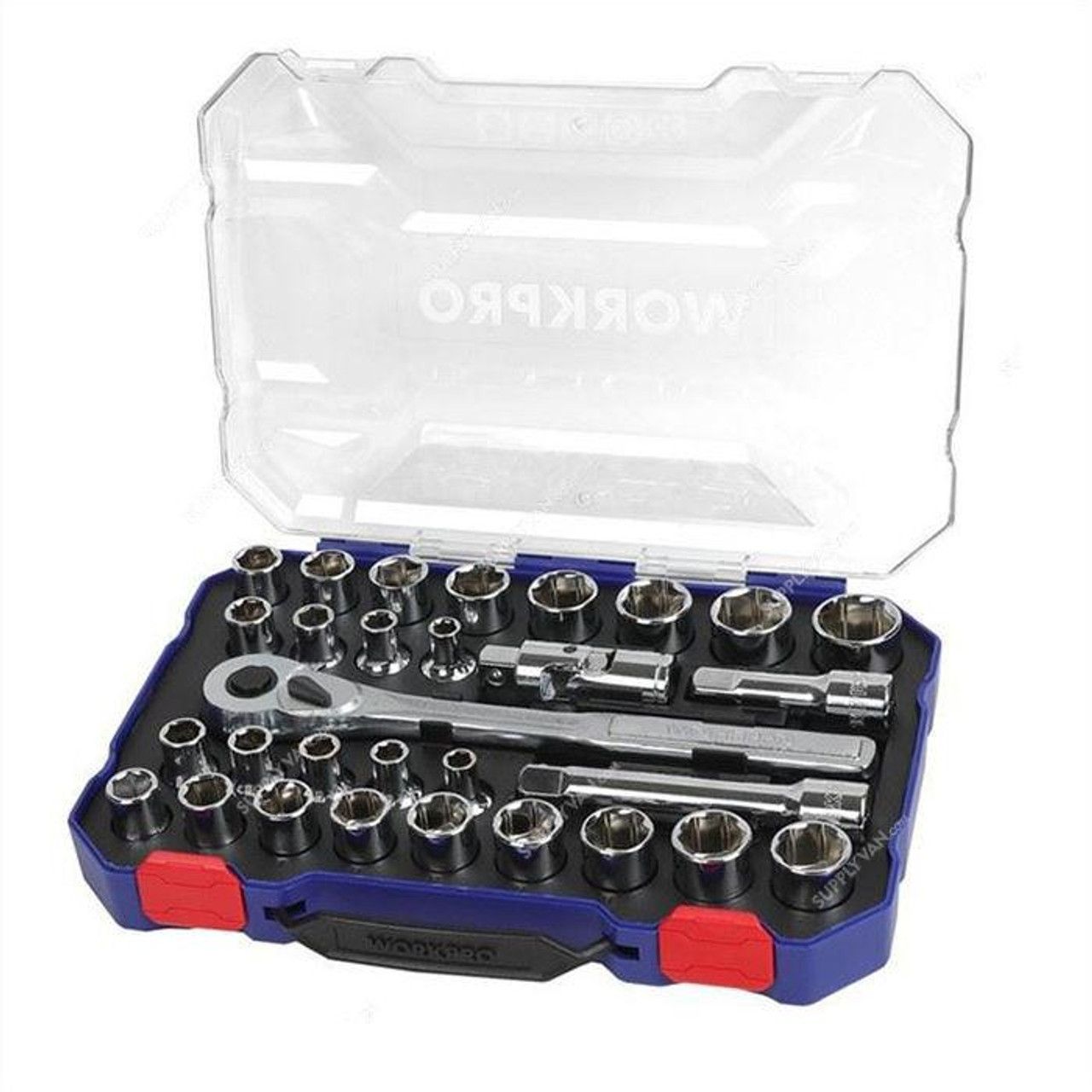 WORKPRO Dugókulcs készlet 1/2" 30 db termék fő termékképe