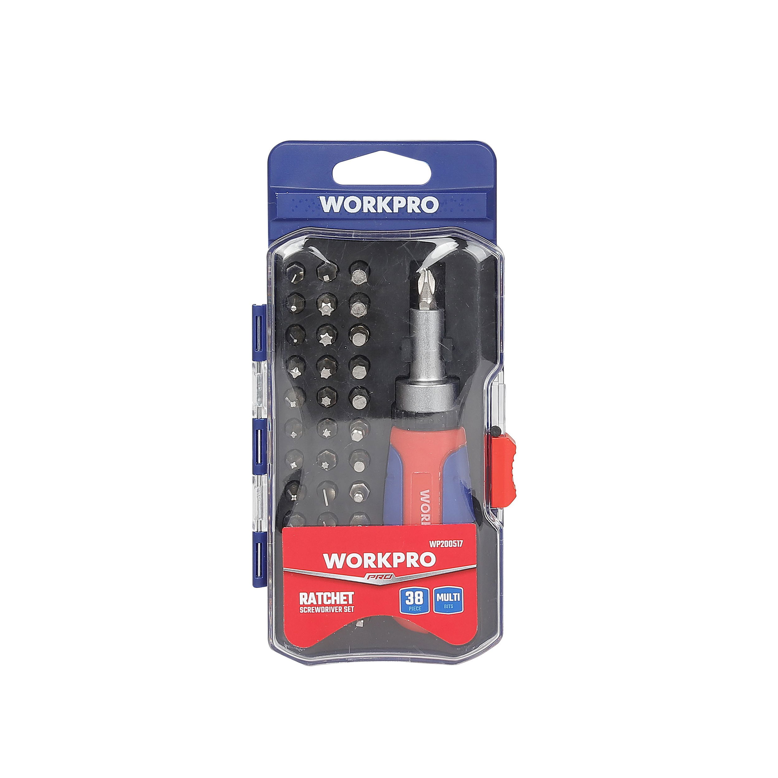 Workpro Csavarhúzó készlet cserélhető fejekkel Cr-V 1/4" 38 db termék fő termékképe