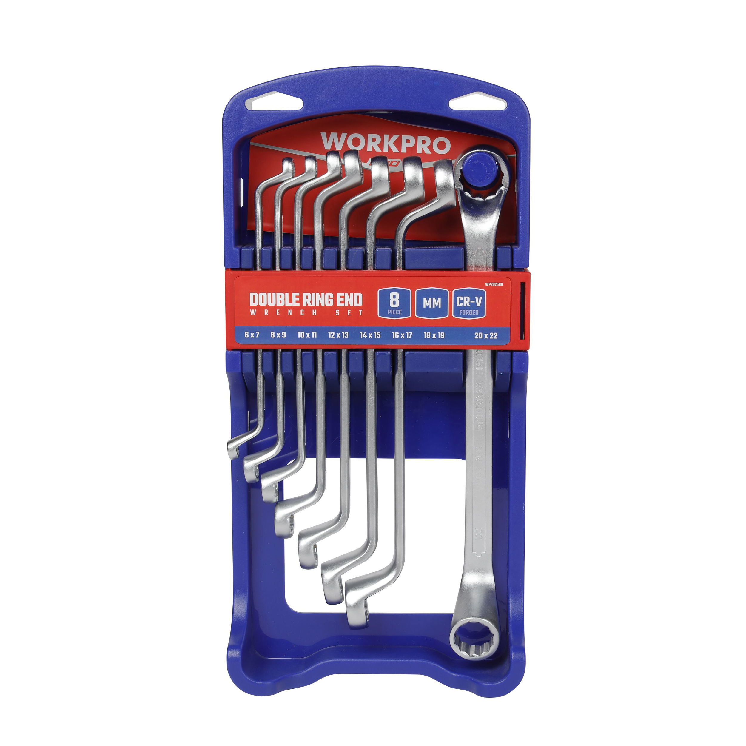 Workpro Csillagkulcs készlet hajlított Cr-V 8 db termék fő termékképe