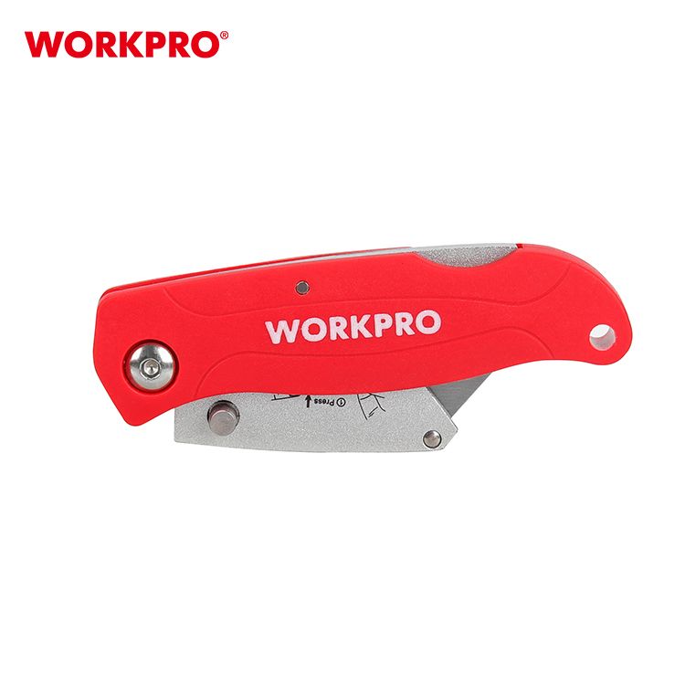 Workpro Vágókés trapéz pengével, nyitható termék fő termékképe