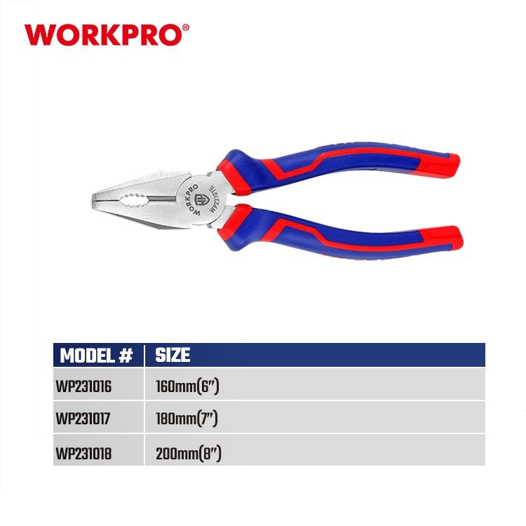 Workpro Kombinált fogó 160 mm termék fő termékképe