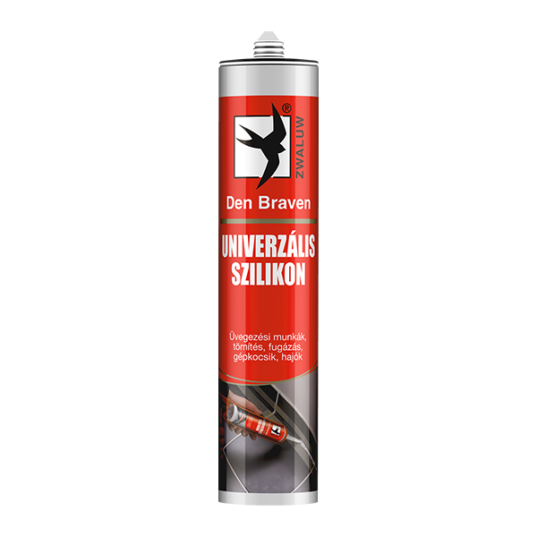 Den Braven Univerzális szilikon, fekete, 280 ml termék fő termékképe