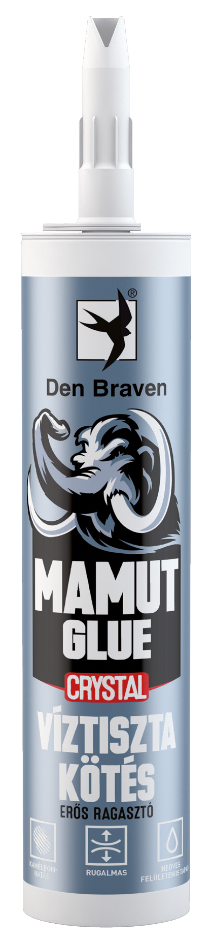 Den Braven MAMUT GLUE CRYSTAL ragasztó, transzparens 290 ml termék fő termékképe