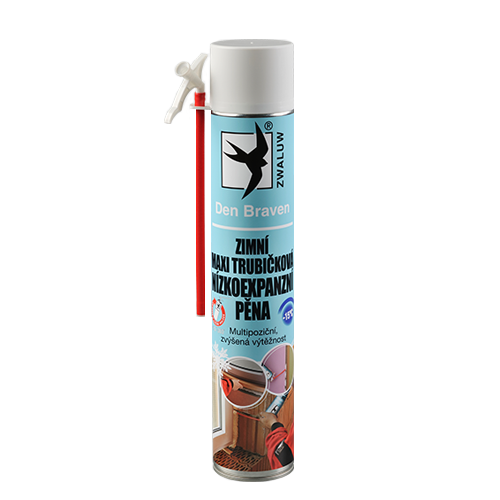 Den Braven MAXI enyhén dagadó adapteres hab (téli), sárga, 500 ml termék fő termékképe