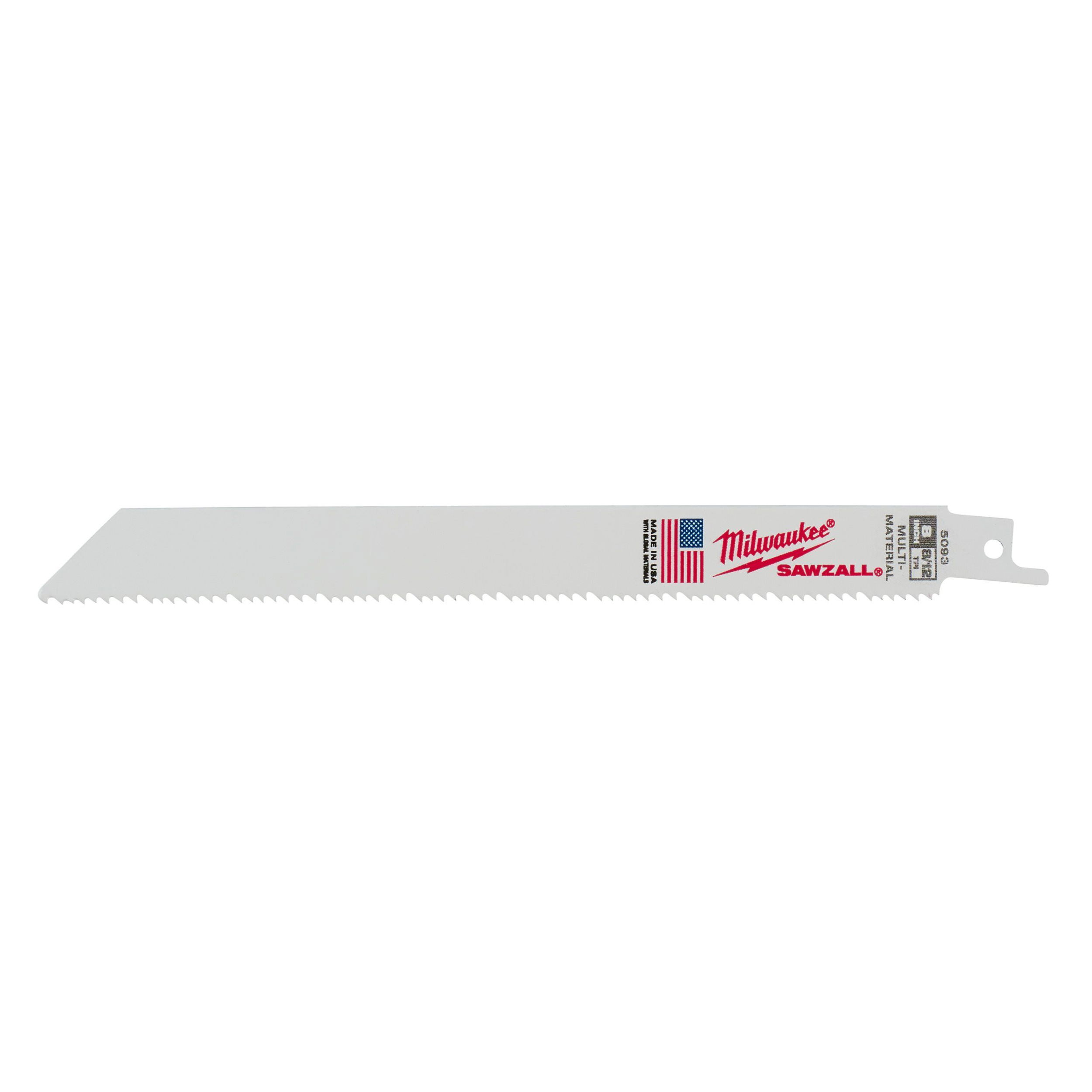 Milwaukee Univerzális szablyafűrészlap, Bi-Met, Co, 200 mm, 8/12 TPi, 5 db/csomag termék fő termékképe