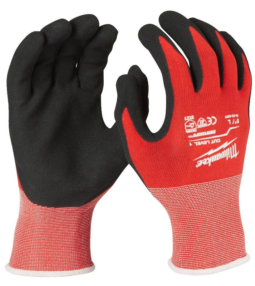 Milwaukee Vágásbiztos védőkesztyű, 1/A vágási szint, 12 pár/csomag termék fő termékképe