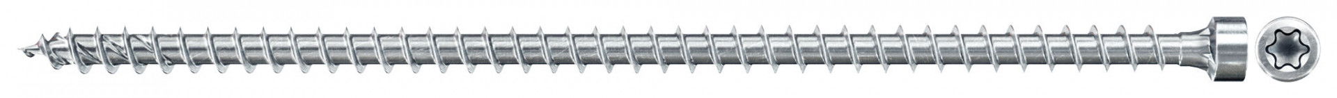 Fischer FPF II CHTF 10.0 x 340 BC 25 hengeres fejű, kékre horganyzott, végigmenetes szerkezetépítő csavar TX behajtással, 25 db/csomag termék fő termékképe