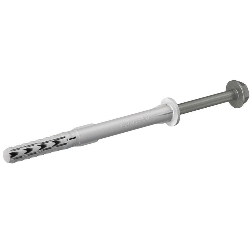 Fischer SXR 10 x 80 FUS A4 rögzítődübel hatlapfejű, peremes biztonsági csavarral, alátéttel kombinált, 50 db/csomag termék fő termékképe