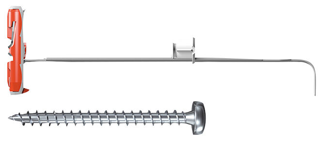 Fischer DUOTEC 10 S PH nylon billenőhorog lencsefejű csavarral, 2 db/bliszter termék fő termékképe