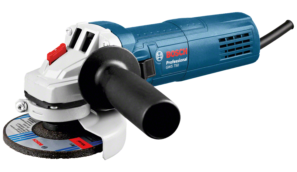 Bosch GWS 750-125 sarokcsiszoló nagyolótárcsával termék fő termékképe