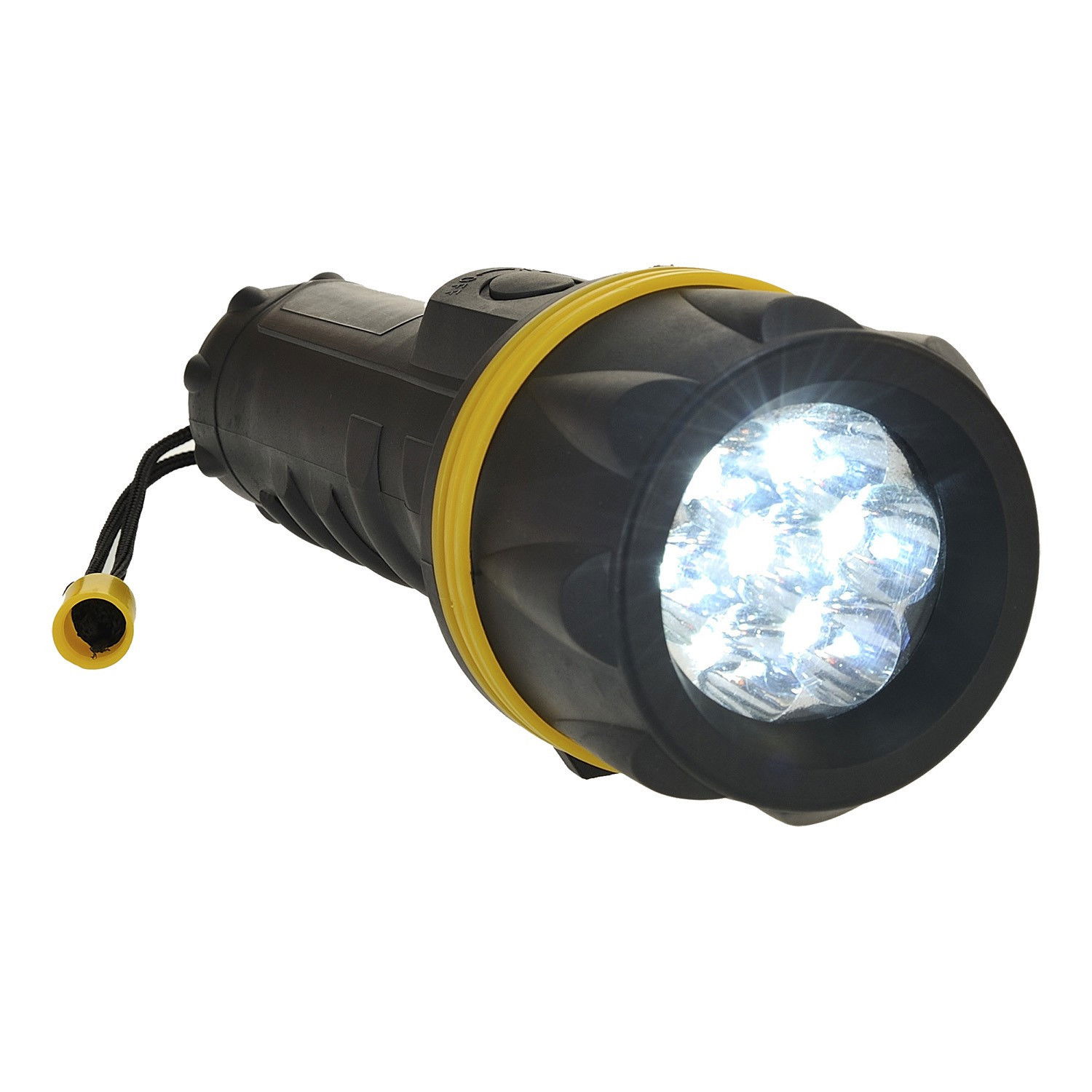 Portwest PA60 - 7 LED gumi zseblámpa, sárga termék fő termékképe